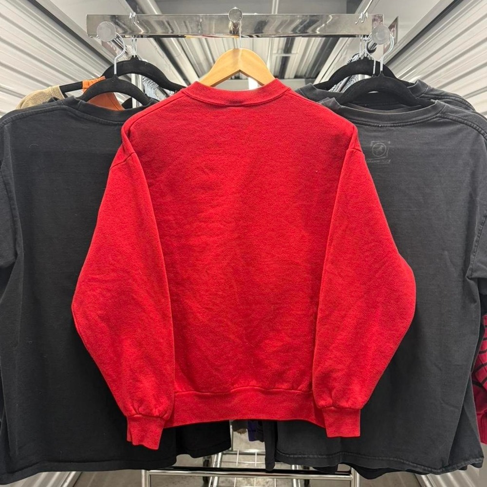 Vintage 90's Jerzees Arkansas Razorbacks Crewneck College Sweater - Picture 6 of 8